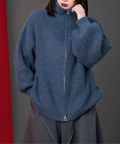 新品♡ラフェティッシュ　ターコイズ　ケーブルニット　セーター 長袖　モヘア　レア 新品♡ラフェティッシュ ターコイズ ケーブルニット セーター 長袖