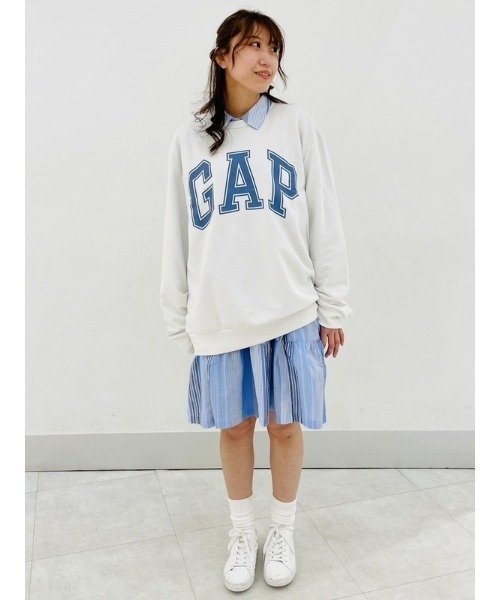 GAP(ギャップ)の「袖コンシャス シャツワンピース(ワンピース・レディース・ピンク/その他/ブラック・XS/S/M/L/XXS)」の8枚目の写真