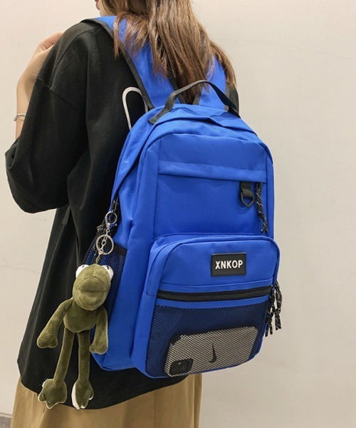 mushwear（マッシュウェア）の「XNKOPリュック（バックパック/リュック・レディース・ブラック/ホワイト/ブルー・FREE）」の3枚目の写真