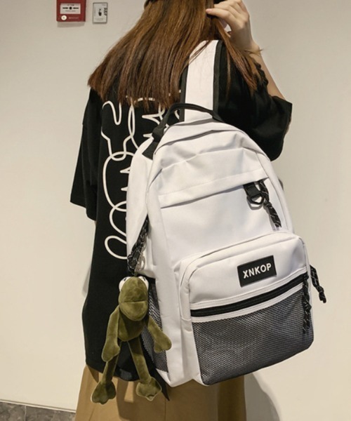 mushwear（マッシュウェア）の「XNKOPリュック（バックパック/リュック・レディース・ブラック/ホワイト/ブルー・FREE）」の7枚目の写真