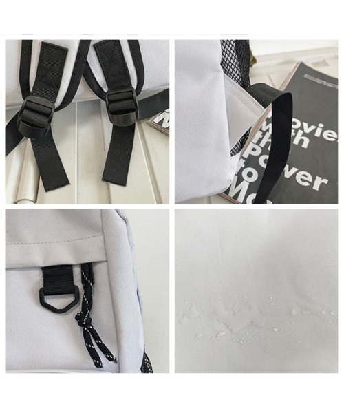 mushwear（マッシュウェア）の「XNKOPリュック（バックパック/リュック・レディース・ブラック/ホワイト/ブルー・FREE）」の14枚目の写真