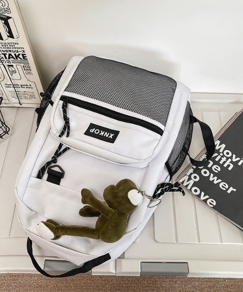 mushwear（マッシュウェア）の「XNKOPリュック（バックパック/リュック・レディース・ブラック/ホワイト/ブルー・FREE）」の12枚目の写真