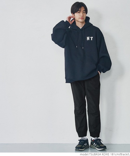 coca(coca)(コカ)の「メンズ リブイージーパンツ(その他パンツ・メンズ・ブラック/グレイッシュベージュ・M/L/XL)」の10枚目の写真
