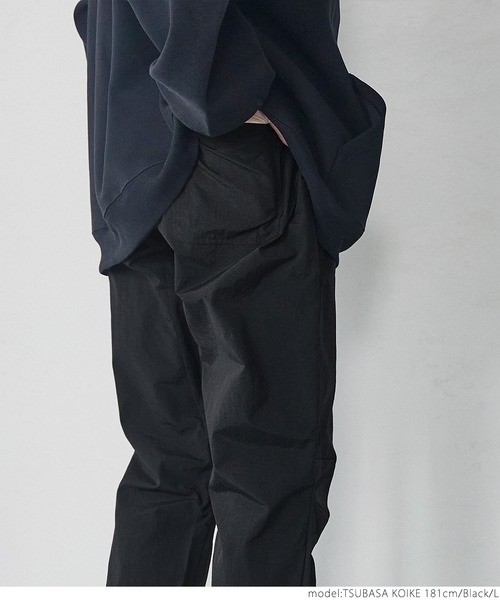 coca(coca)(コカ)の「メンズ リブイージーパンツ(その他パンツ・メンズ・ブラック/グレイッシュベージュ・M/L/XL)」の11枚目の写真