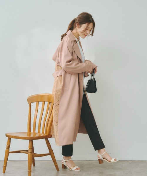 Chez toi（シェトワ）の「裾スリットカットパンツ（その他パンツ・レディース・ブラック/アイボリー/ミント・FREE）」の19枚目の写真