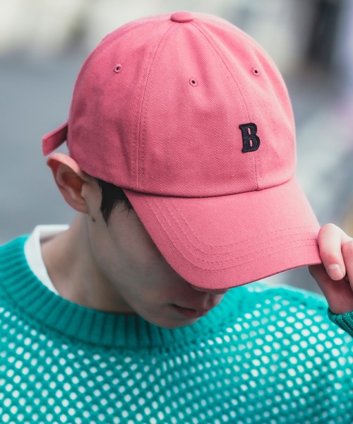 improves（インプローブス）の「アルファベット 刺しゅう キャップ（キャップ・メンズ・イエロー/ブラック/ピンク/ブラウン/ホワイト・FREE）」の5枚目の写真