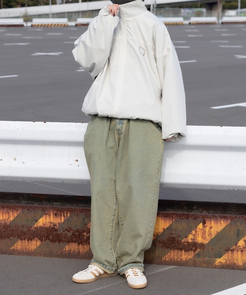 Perushu（ペルーシュ）の「ヴィンテージライクオーバーダイデニム（デニムパンツ・メンズ・ブラック/ブルー・SMALL/MEDIUM/LARGE）」の11枚目の写真