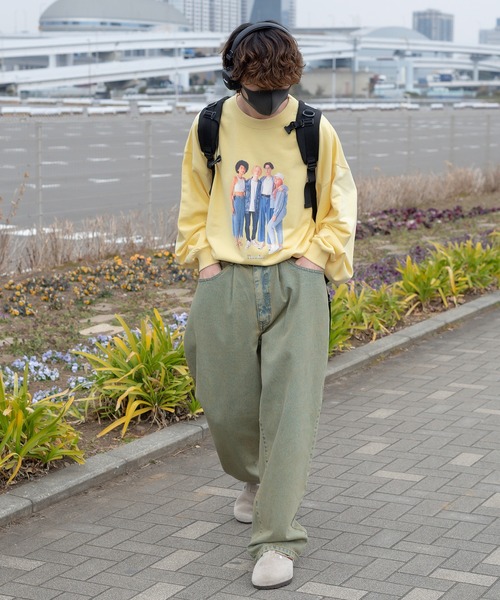 Perushu（ペルーシュ）の「ヴィンテージライクオーバーダイデニム（デニムパンツ・メンズ・ブラック/ブルー・SMALL/MEDIUM/LARGE）」の20枚目の写真