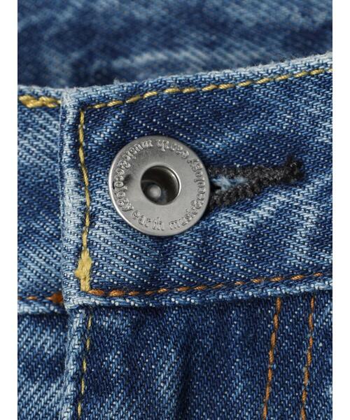 earth music&ecology(アースミュージックアンドエコロジー)の「ヴィンテージ加工テーパードデニム(デニムパンツ・レディース・ブルー系その他/ライトインディゴブルー・L/M/S)」の22枚目の写真