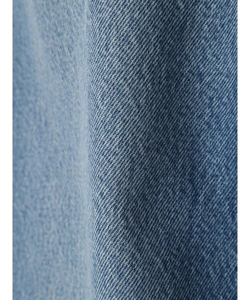 earth music&ecology(アースミュージックアンドエコロジー)の「ヴィンテージ加工テーパードデニム(デニムパンツ・レディース・ブルー系その他/ライトインディゴブルー・L/M/S)」の16枚目の写真