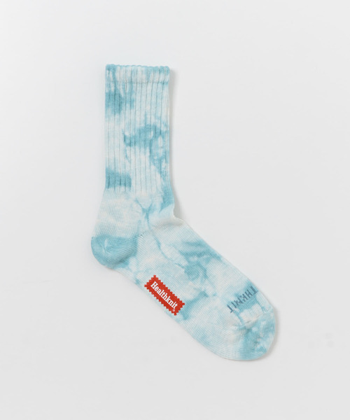 Healthknit(ヘルスニット)の「『別注』Healthknit×DOORS タイダイソックス(ソックス/靴下・メンズ・グリーン/グレー/オレンジ/イエロー・-)」の9枚目の写真