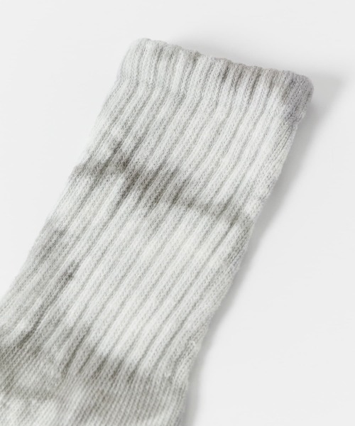 Healthknit(ヘルスニット)の「『別注』Healthknit×DOORS タイダイソックス(ソックス/靴下・メンズ・グリーン/グレー/オレンジ/イエロー・-)」の15枚目の写真