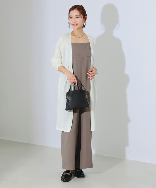 B:MING by BEAMS（ビーミングバイビームス）の「B:MING by BEAMS / ウォッシャブル ニット カーディガン（カーディガン/ボレロ・レディース・ネイビー/グレー系その他/アイボリー/ブラック・FREE）」の7枚目の写真