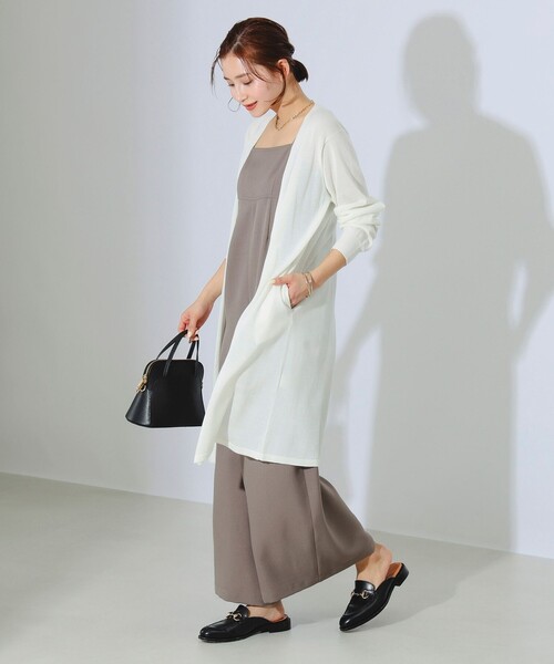 B:MING by BEAMS（ビーミングバイビームス）の「B:MING by BEAMS / ウォッシャブル ニット カーディガン（カーディガン/ボレロ・レディース・ネイビー/グレー系その他/アイボリー/ブラック・FREE）」の20枚目の写真