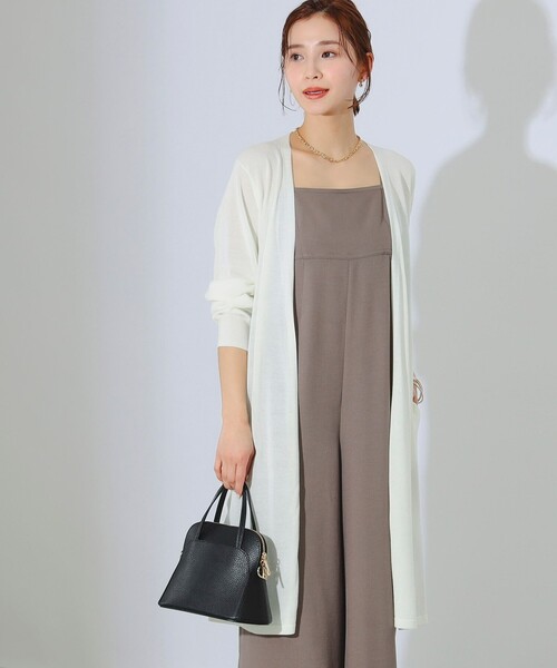 B:MING by BEAMS（ビーミングバイビームス）の「B:MING by BEAMS / ウォッシャブル ニット カーディガン（カーディガン/ボレロ・レディース・ネイビー/グレー系その他/アイボリー/ブラック・FREE）」の14枚目の写真