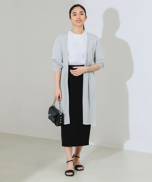 B:MING by BEAMS（ビーミングバイビームス）の「B:MING by BEAMS / ウォッシャブル ニット カーディガン（カーディガン/ボレロ・レディース・ネイビー/グレー系その他/アイボリー/ブラック・FREE）」の19枚目の写真