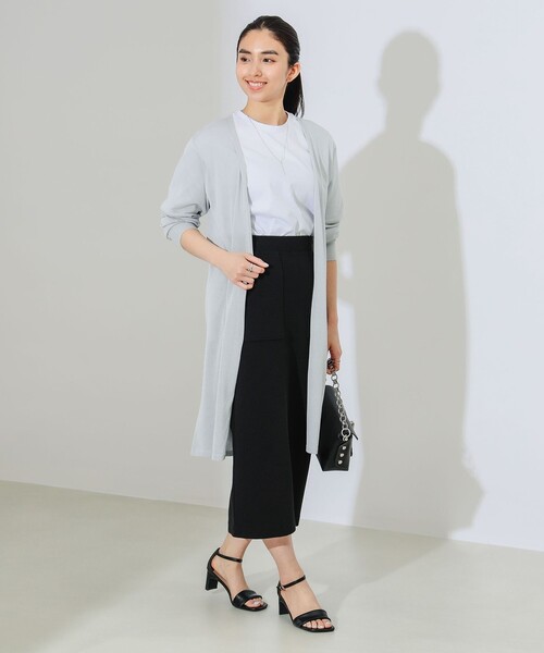 B:MING by BEAMS（ビーミングバイビームス）の「B:MING by BEAMS / ウォッシャブル ニット カーディガン（カーディガン/ボレロ・レディース・ネイビー/グレー系その他/アイボリー/ブラック・FREE）」の17枚目の写真