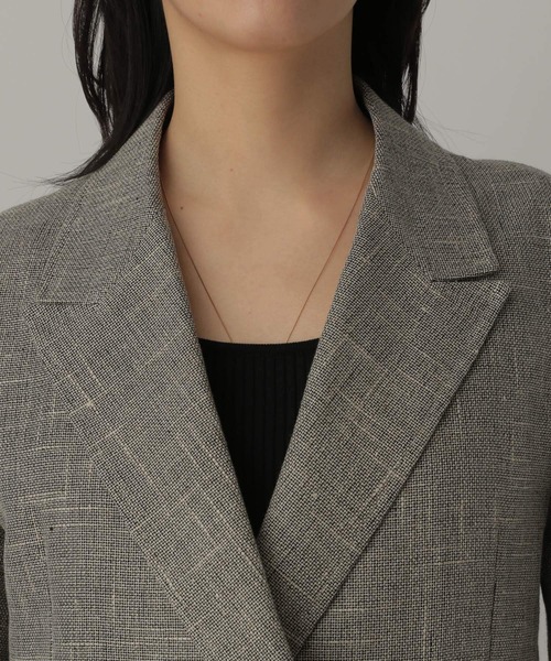 Chaos（カオス）の「Chaos(カオス)/ジャクソンジャケット（テーラードジャケット・レディース・ブラックミックス/グレー系その他2・FREE）」の18枚目の写真