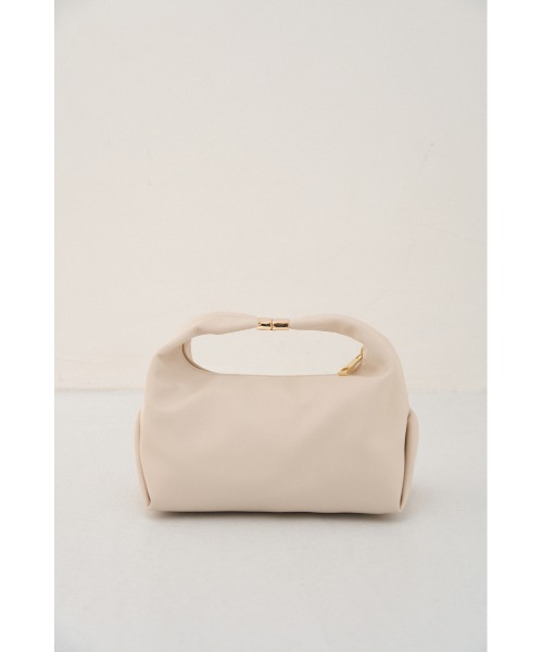 AZUL by moussy（アズールバイマウジー）の「JOINT HANDLE HANDBAG/ジョイントハンドルバッグ（ハンドバッグ・レディース・ブラック/グリーン/アイボリー・FREE）」の2枚目の写真