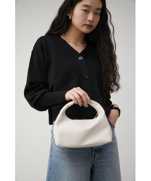 AZUL by moussy（アズールバイマウジー）の「JOINT HANDLE HANDBAG/ジョイントハンドルバッグ（ハンドバッグ・レディース・ブラック/グリーン/アイボリー・FREE）」の9枚目の写真