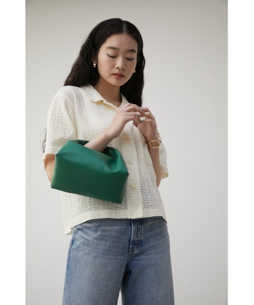AZUL by moussy（アズールバイマウジー）の「JOINT HANDLE HANDBAG/ジョイントハンドルバッグ（ハンドバッグ・レディース・ブラック/グリーン/アイボリー・FREE）」の22枚目の写真