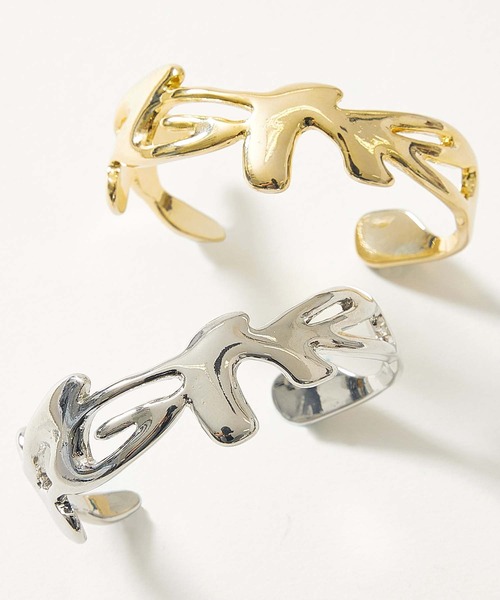 X-girl（エックスガール）の「X-GIRL LOGO BRACELET（ブレスレット・レディース・シルバー/ゴールド・ONE SIZE）」の3枚目の写真