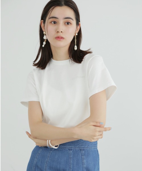 JILL STUART(ジルスチュアート)の「◆ジルTシャツ(Tシャツ/カットソー・レディース・ホワイト/ブラック/ピンク・FREE)」の2枚目の写真