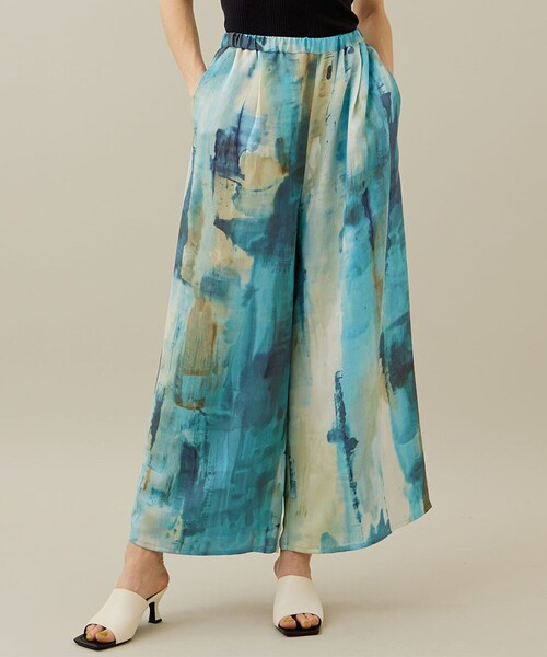 パンツ RUMCHE Water Print Trousers RUMCHE Water Print Trousers