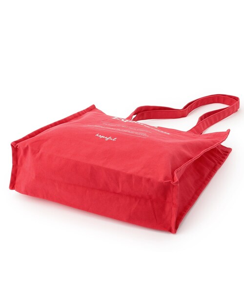 SHOO・LA・RUE（シューラルー）の「◆スクエアビッグトートバッグ（トートバッグ・レディース・ワインレッド/アイボリー/イエロー/ブルー/グレー/ブラック・00）」の14枚目の写真