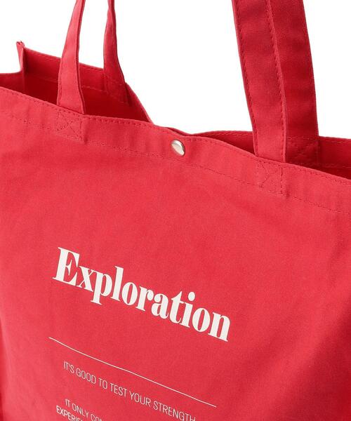 SHOO・LA・RUE（シューラルー）の「◆スクエアビッグトートバッグ（トートバッグ・レディース・ワインレッド/アイボリー/イエロー/ブルー/グレー/ブラック・00）」の15枚目の写真