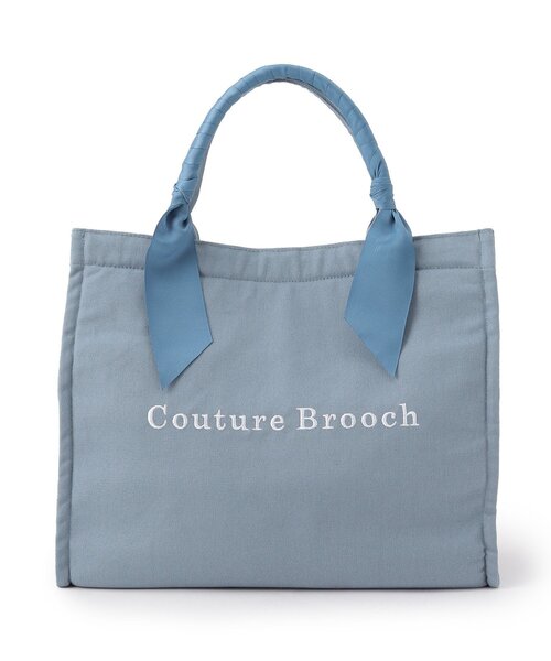 couture brooch（クチュールブローチ）の「Bigトートバッグ（トートバッグ・レディース・ライトブルー/ブラック系/ピンク系5・00）」の5枚目の写真