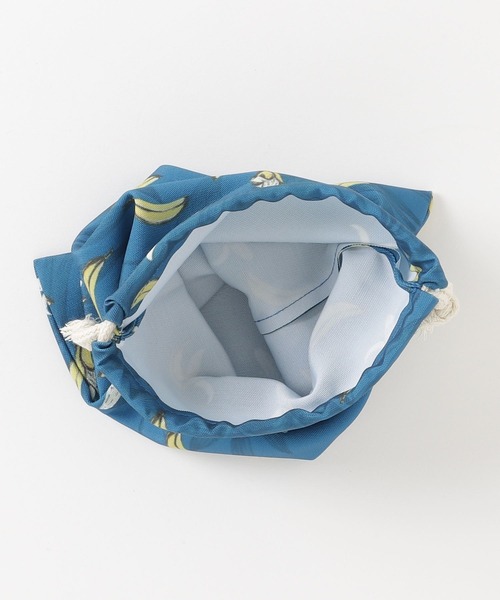 JINCL(ジンクル)の「mini drawstring bag(ハンドバッグ・メンズ・ブラウン/ナチュラル/ブルー・FREE)」の6枚目の写真