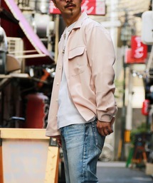RELAX TWILL OPEN COLLAR SHIRTS
