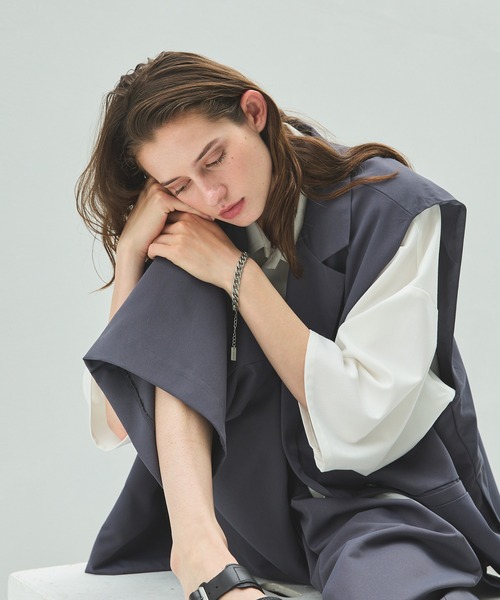 cussil（クシル）の「【cussil/クシル】アンティークシルバーチェーンロゴプレートブレスレット（ブレスレット・メンズ・ブラック系その他/アンティークシルバー・FREE）」の14枚目の写真