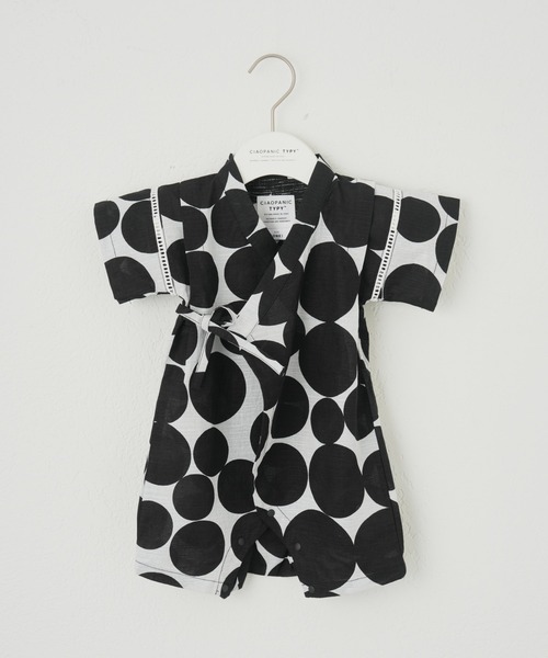 CIAOPANIC TYPY（チャオパニックティピー）の「【WEB限定】【BABY】甚平グレコ/ロンパース（浴衣・キッズ・ネイビー/ブラック・ONE SIZE）」の8枚目の写真