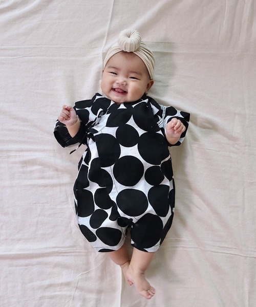 CIAOPANIC TYPY（チャオパニックティピー）の「【WEB限定】【BABY】甚平グレコ/ロンパース（浴衣・キッズ・ネイビー/ブラック・ONE SIZE）」の20枚目の写真