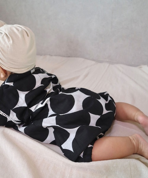 CIAOPANIC TYPY（チャオパニックティピー）の「【WEB限定】【BABY】甚平グレコ/ロンパース（浴衣・キッズ・ネイビー/ブラック・ONE SIZE）」の21枚目の写真