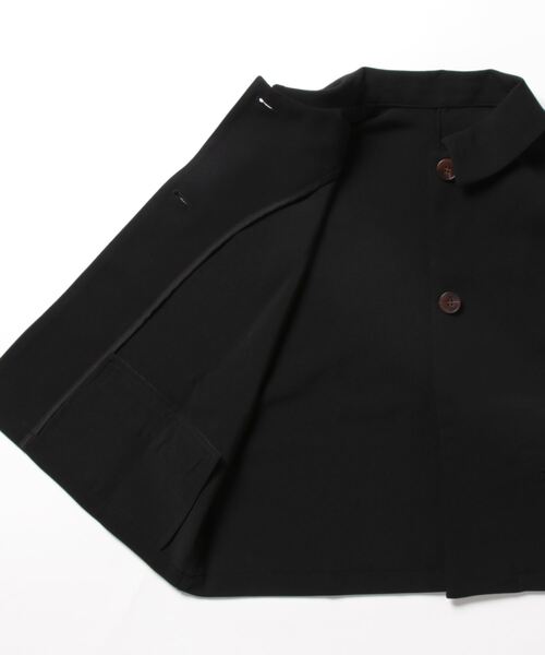 STYLEBLOCK(スタイルブロック)の「リネンタッチオフラインサマージャケット(その他アウター・レディース・ライトベージュ/ベージュ/ブラック・M)」の5枚目の写真