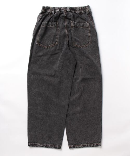 TIMELY WARNING（タイムリーワーニング）の「【Timely Warning】デニムワイドパンツ（デニムパンツ・メンズ・グレー/ブラック・M/L）」の3枚目の写真