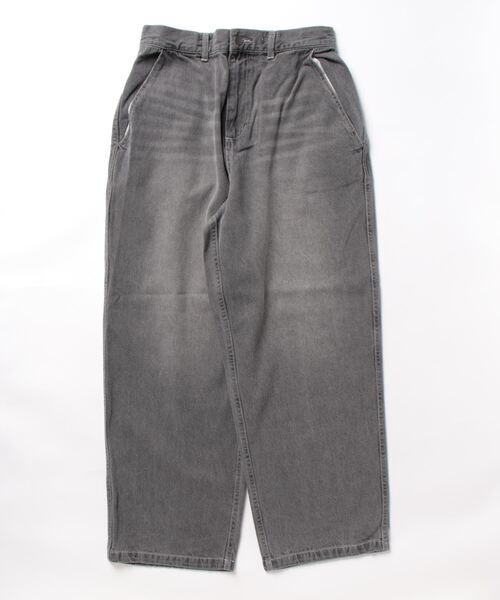 TIMELY WARNING（タイムリーワーニング）の「【Timely Warning】デニムワイドパンツ（デニムパンツ・メンズ・グレー/ブラック・M/L）」の22枚目の写真