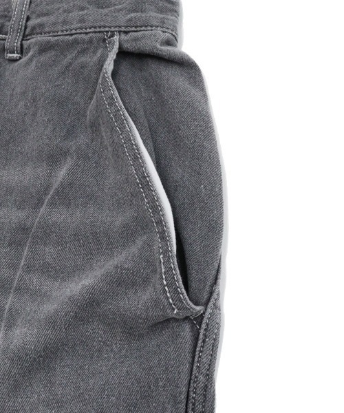 TIMELY WARNING（タイムリーワーニング）の「【Timely Warning】デニムワイドパンツ（デニムパンツ・メンズ・グレー/ブラック・M/L）」の16枚目の写真