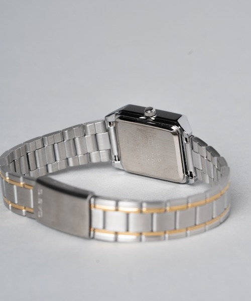 CASIO(カシオ)の「CASIO LTP-V007SG スタンダード アナログ タンク スクエア 腕時計(アナログ腕時計・レディース・シルバー/ゴールド・FREE)」の6枚目の写真