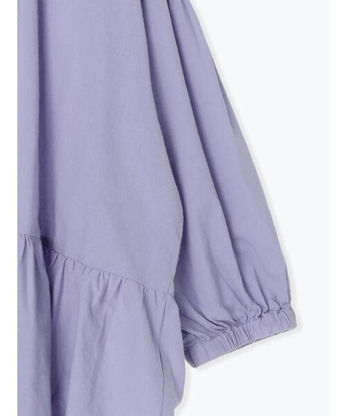 Samansa Mos2（サマンサ モスモス）の「裾スカラップギャザースキッパーブラウス（シャツ/ブラウス・レディース・ブラウン/オフホワイト/パープル/ブラック・F）」の21枚目の写真