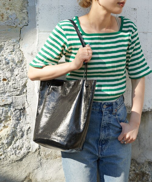 FREAK'S STORE（フリークスストア）の「【限定展開】cache cache/カシュカシュ　クラッシュメタリックバケツトート（ショルダーバッグ・レディース・ゴールド/シルバー/ブラック・ONE SIZE）」の14枚目の写真