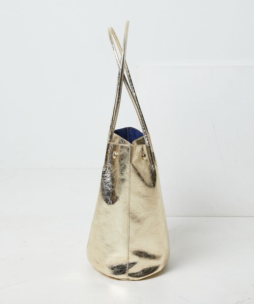 FREAK'S STORE（フリークスストア）の「【限定展開】cache cache/カシュカシュ　クラッシュメタリックバケツトート（ショルダーバッグ・レディース・ゴールド/シルバー/ブラック・ONE SIZE）」の13枚目の写真