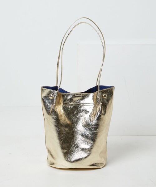 FREAK'S STORE（フリークスストア）の「【限定展開】cache cache/カシュカシュ　クラッシュメタリックバケツトート（ショルダーバッグ・レディース・ゴールド/シルバー/ブラック・ONE SIZE）」の22枚目の写真