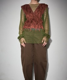 トップス leinwande Tweed Fringe Top leinwande（ラインヴァンド）の「Tweed Fringe Top（その他
