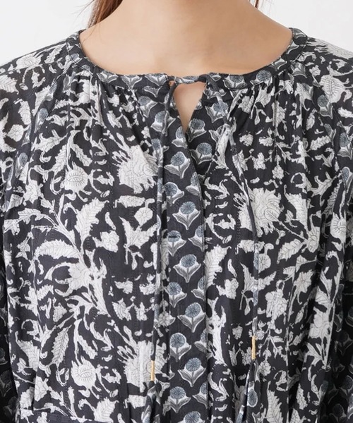 Brahmin（ブラーミン）の「【BRAHMIN】フラワープリントワンピース（ワンピース・レディース・ブラック・2）」の10枚目の写真