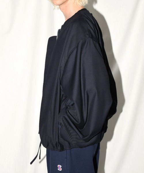 SUPERTHANKS(スーパーサンクス)の「MA-1 フライトジャケット/Rebuilt flight jacket (T/R)(MA-1・メンズ・ネイビー/ブラック/グレー・M/L/S)」の14枚目の写真
