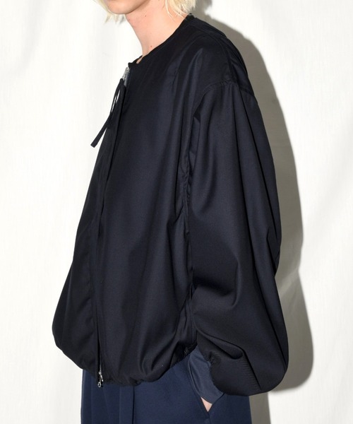 SUPERTHANKS(スーパーサンクス)の「MA-1 フライトジャケット/Rebuilt flight jacket (T/R)(MA-1・メンズ・ネイビー/ブラック/グレー・M/L/S)」の15枚目の写真